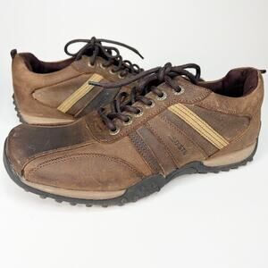BED|STU Bed Stu Verago Brown Leather Casual Business Sneakers Shoes Men 8 NWOT